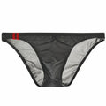 Men's Underwear Summer Ice Silk Thin Seamless U Bulge Pouch Sexy Men Briefs Mid Waist Breathable Underpants Male Panties Cueca