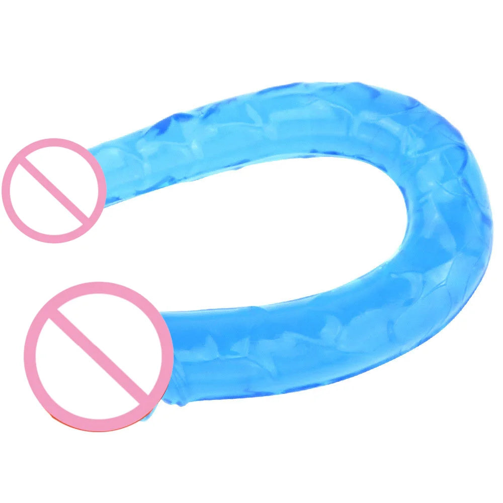 Double Head Dildos U Shape Realistic Dildo Penetration Dildo Masturbation Toys Vagina Plug Sex Toys Massager G-spot Stimulation