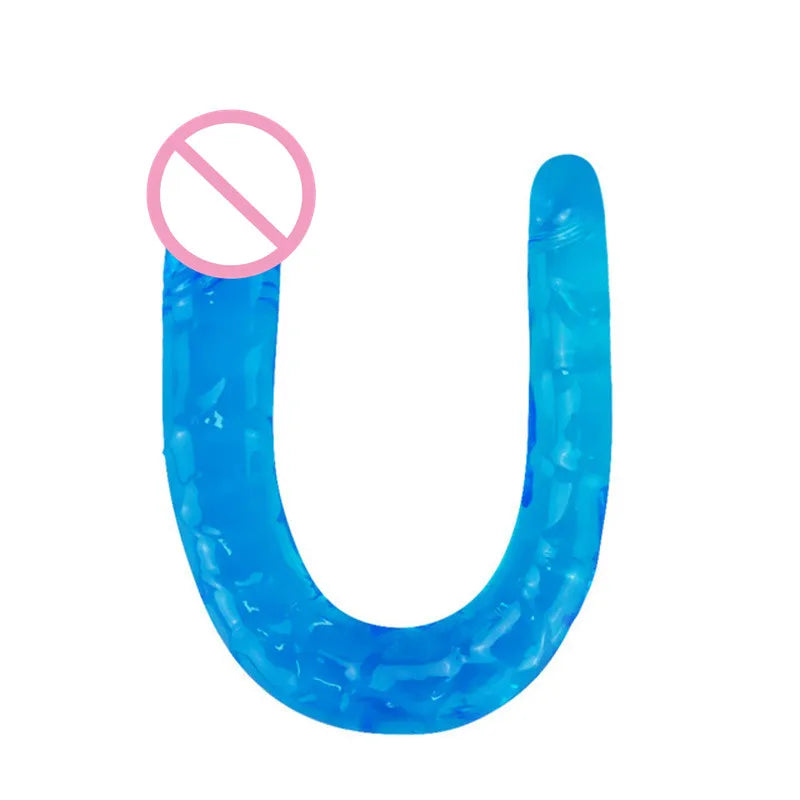 Double Head Dildos U Shape Realistic Dildo Penetration Dildo Masturbation Toys Vagina Plug Sex Toys Massager G-spot Stimulation