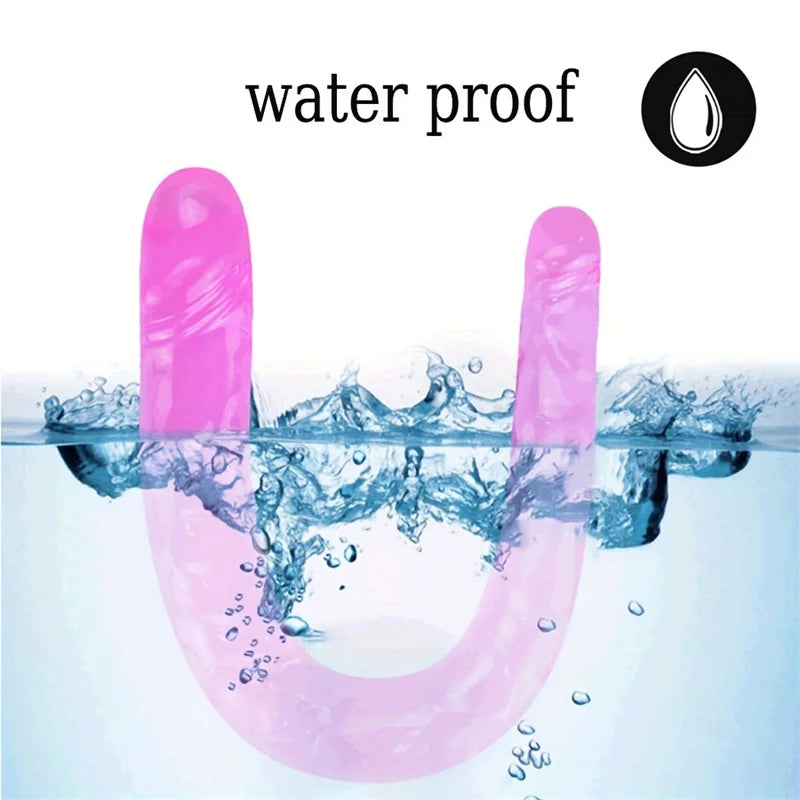 Double Head Dildos U Shape Realistic Dildo Penetration Dildo Masturbation Toys Vagina Plug Sex Toys Massager G-spot Stimulation