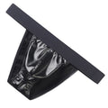 Sexy Men Underwear Briefs Underpants Faux Leather Men's Briefs Bikini Slips Hombre U Pouch Wide Belt  Male Panties Cuecas